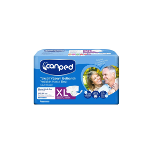 Canped Belbantlı Hasta Bezi EKSTRA BÜYÜK(X-LARGE) 30 ADET Canped Belbantlı Hasta Bezi EKSTRA BÜYÜK(X-LARGE) 30 ADET