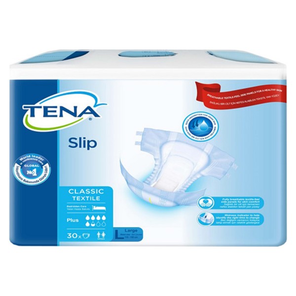 TENA Slip Classic (PE) Plus Large (BÜYÜK BOY) 30'lu Yetişkin Bezi