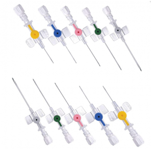 I.V KANÜL ENJEKSİYON PORTLU VE KANATLI( BRANÜL) 22G